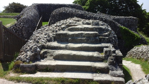 Steps to tower, Old Sarum 2